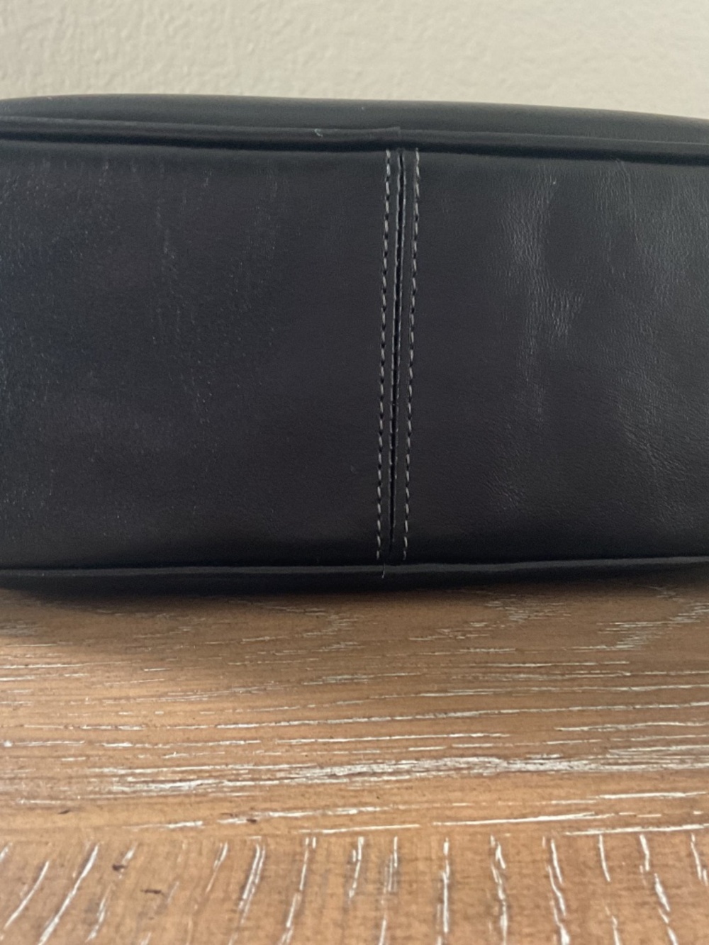 Coach Mini Carey Crossbody Bag CEA02 crinkle leather/Gold/Blackee - Picture 9 of 9
